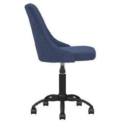 Pasukamos valgomojo kėdės, 6vnt., mėlynos spalvos, audinys - Kėdės