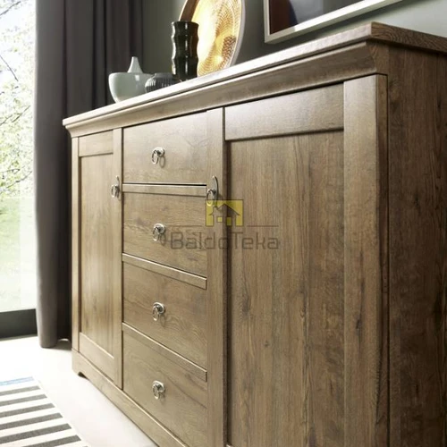 Spinta su individualiu apšvietimu, ąžuolo april spalva