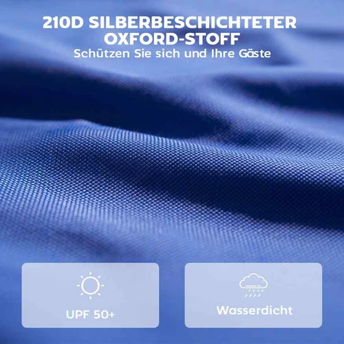 Pavėsinės šoninės plokštės, 3 vnt., 3 × 3 m pavėsinei, 300 × 200 cm - Lauko baldų uždangalai