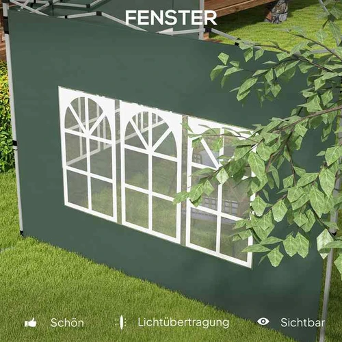 Pavėsinės šoninių panelių rinkinys, 2 vnt, 295 × 195 cm - Pavėsinės ir jų priedai