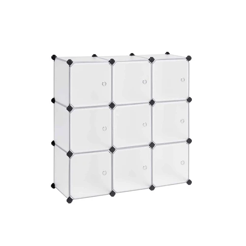Plastikinė batų lentyna LPC116WS, 9 skyrių