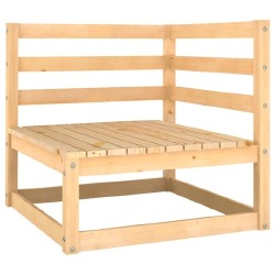 Poilsio komplektas, 10 dalių, pušies medienos masyvas - Lauko baldų komplektai