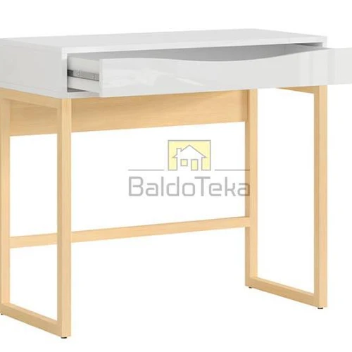 Moderni LMDP/MDF/PVC spinta balta blizgi/ąžuolas