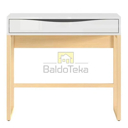 Kokybiški PORI baldai – spinta balta blizgi/ąžuolas