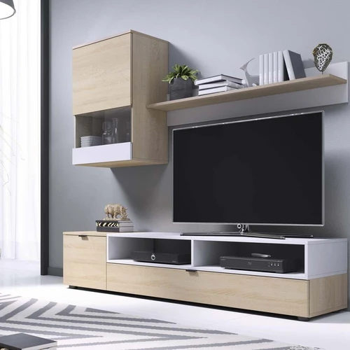 Kompaktiška spinta juodu matiniu apdailu