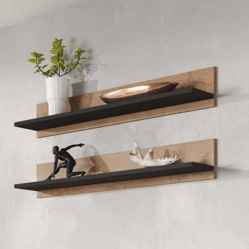 Tvirtos medžiagos lentynėlė moderniam interjerui