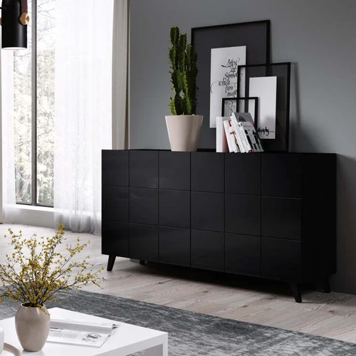 TV spinta su moderniu dizainu ir LED apšvietimo galimybe