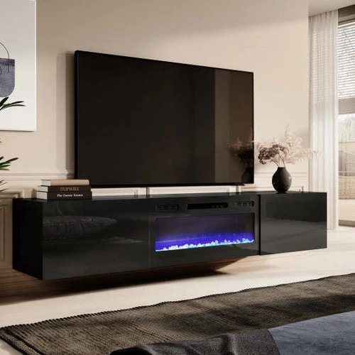 Elegantiška kabanti spintelė su PUSH-CLICK sistema ir nuimamais vyriais