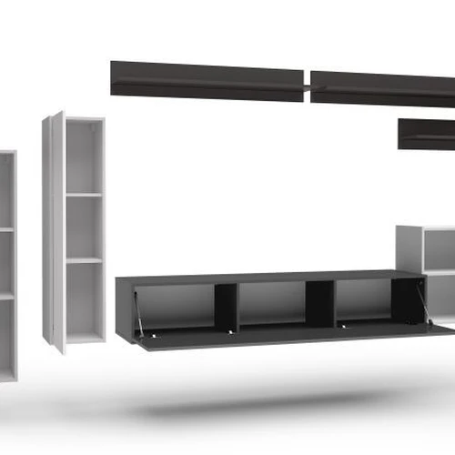 Kompaktiška trumpa lentyna 60x21x19,5 cm