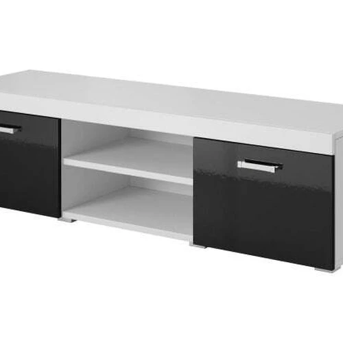 Tvarkinga komoda su laminuotu korpusu ir plastikinėmis rankenomis