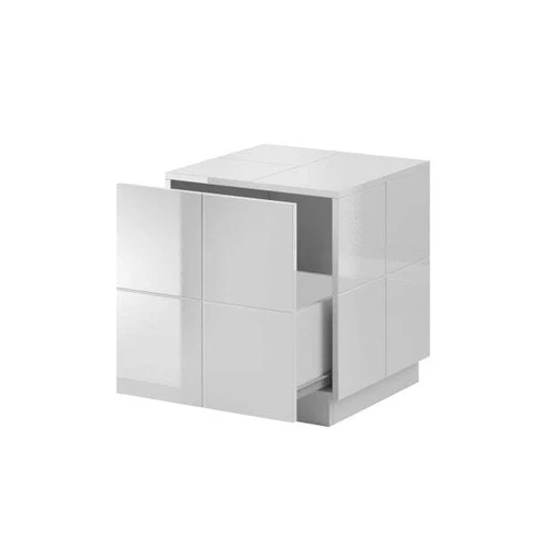 Elegantiška TV spintelė su blizgiu frezavimu ir LED spalvų pasirinkimu