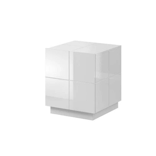 TV spintelė su juodomis plastikinėmis kojomis ir LED apšvietimu