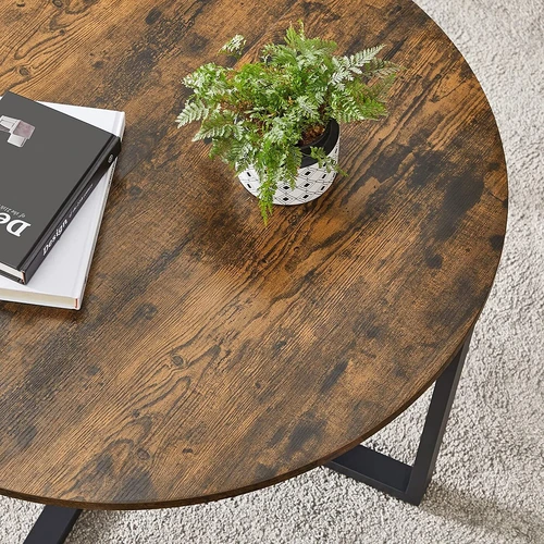 Stilingas ir patvarus kavos staliukas VASAGLE