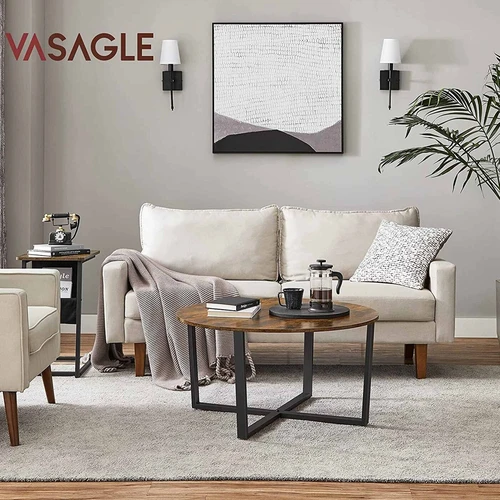 Tvirtas kavos staliukas su maksimalia 100 kg apkrova