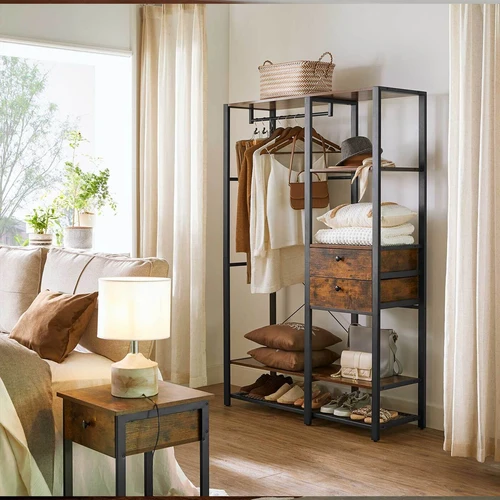 Patvari drabužių spinta su 115 kg apkrova ir sienos tvirtinimu