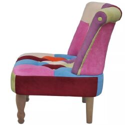 Prancūziškas krėslas, skiautinio dizainas, audinys - Foteliai