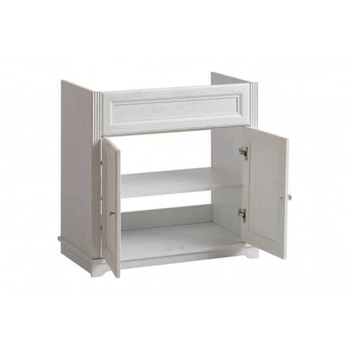 Stilinga spinta su metalinėmis rankenomis ir minimalistiniu stiliumi