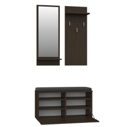 Modernus prieškambario komplektas rudos spalvos