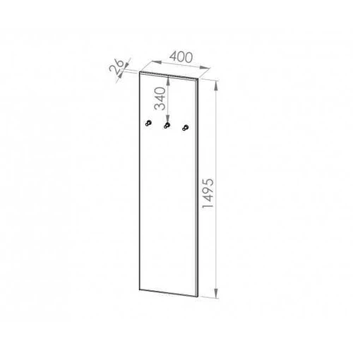 Sniego pušis / MDF New Grey - šiuolaikiškas dizainas