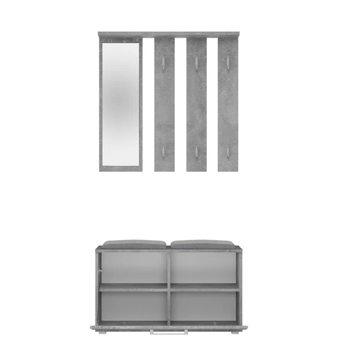 Kompaktūs prieškambario baldai 85x180x35 cm