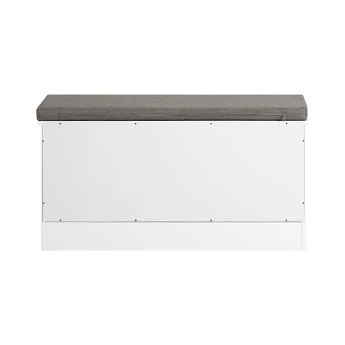 Prieškambario suolas 90x36x44cm., baltos/pilkos spalvos - Batų dėžės, stovai
