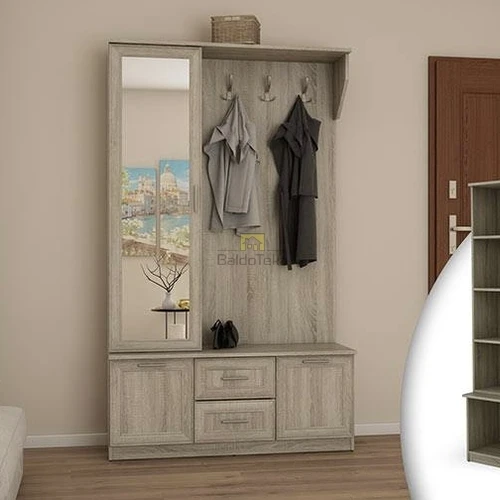 Plati spinta su veidrodžiu – 120 cm pločio, 18 mm LMDP