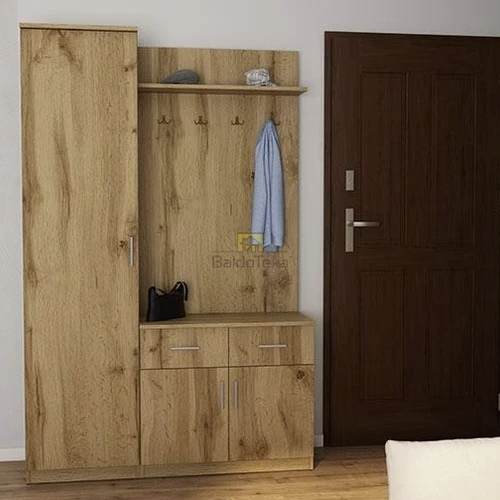 Universalus spintos montavimas kairėn arba dešinėn