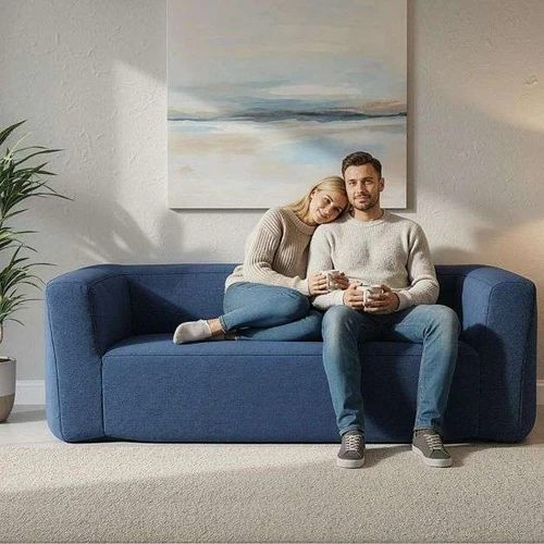 Pripučiama dvivietė sofa, dviem asmenims, 184 × 79 × 67 cm - Sofos
