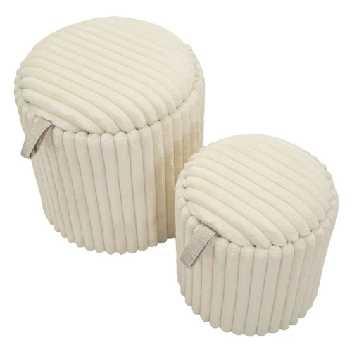 Pufai Goteborg, 2 vnt, Ø 40 × 42 cm / Ø 31 × 32 cm - Pufai