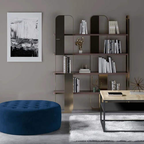 Apvalus pufas EL1415 – funkcionalumas ir elegancija viename