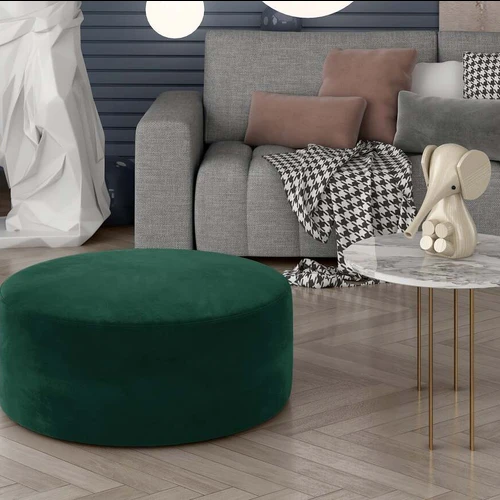 Aukštos kokybės apvalus pufas EL1682 – komfortas ir stilius viename