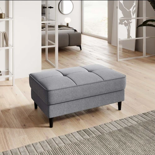 Minimalistinis EL3948 pufas su skiautiniu dizainu ir patogia sėdyne