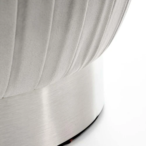 Aksominės kėdės šviesiai pilkos spalvos