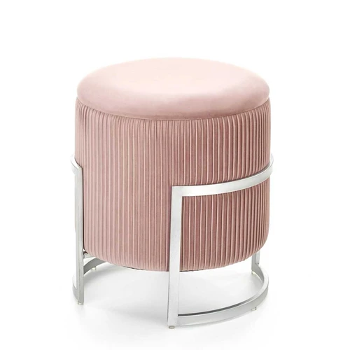 Aksominis pufas su miltelinio plieno pagrindu