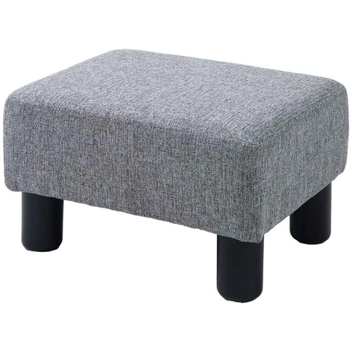 Pufas Homcom 40x30x24cm., pilkos/juodos spalvos