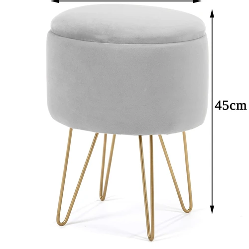 Patogi kėdė-pufas su saugojimo konteineriu