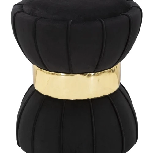 Pufas Mauro Ferretti Flower, Juoda