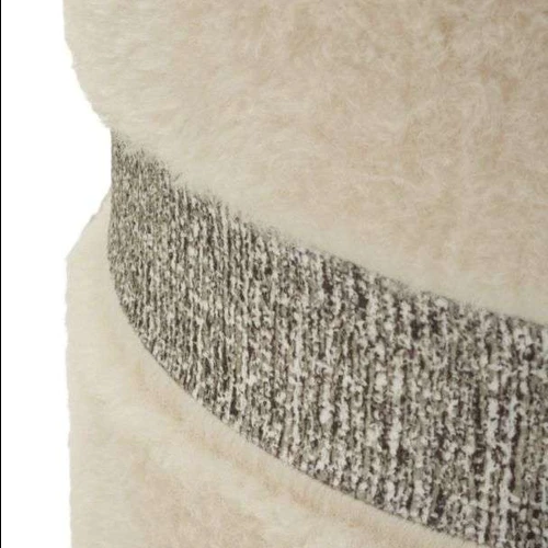 Pufų rinkinys Saint-Moritz, 2 vnt, Smėlio, Ø 40 × 47 cm ir Ø 32 × 38 cm - Pufai