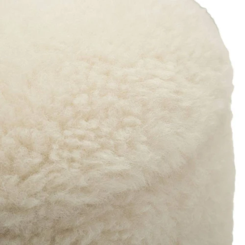 Pufų rinkinys Saint-Moritz, 2 vnt, Smėlio, Ø 40 × 47 cm ir Ø 32 × 38 cm - Pufai