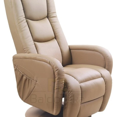 Ekologiškas PULSAR fotelis su PVC danga ir masažo funkcija