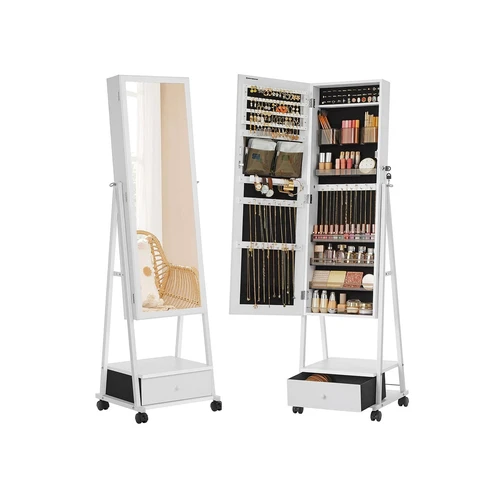 Erdvi ir funkcionali spinta su veidrodžiu ir stalčiais