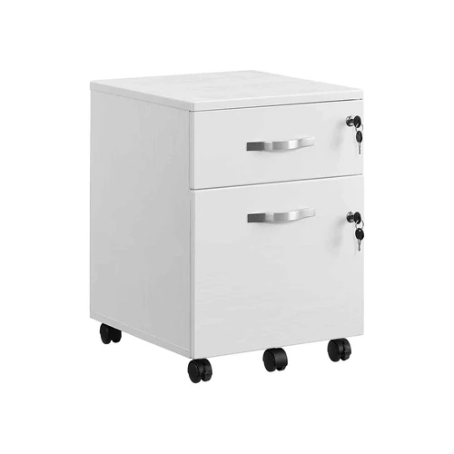 Rakinama spintelė ant ratukų LCD22WV1, baltos spalvos