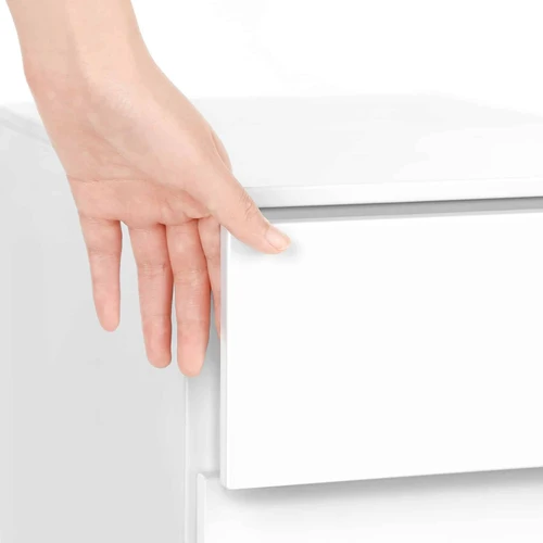 60 cm aukščio balta kartotekų spinta SONGMICS