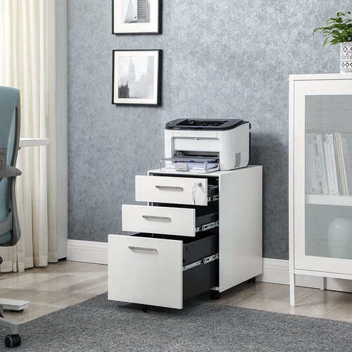 Mobilus dokumentų konteineris su užrakinamais ratais