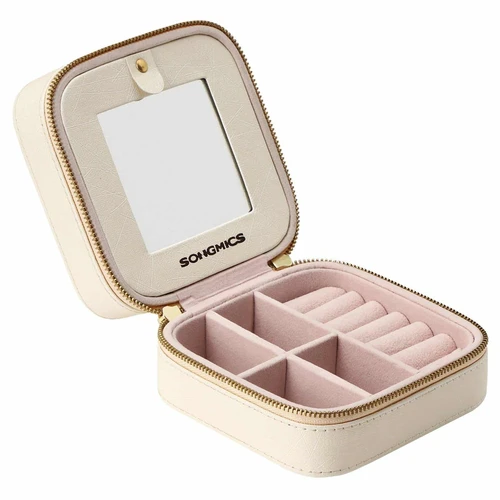 Kompaktiška SONGMICS dėžutė papuošalams tvarkingai laikyti