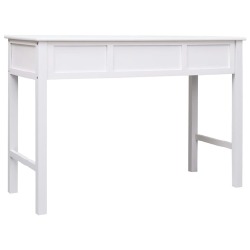 Rašomasis stalas, 110x45x76 cm, baltos spalvos - Rašomieji stalai