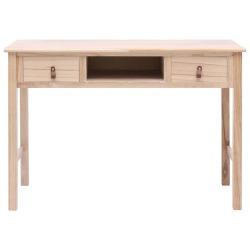 Rašomasis stalas (110x45x76 cm, natūralios sp.) - Rašomieji stalai
