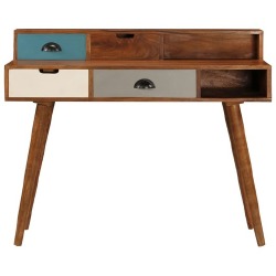 Rašomasis stalas, 110x50x90cm, akacijos medienos masyvas - Darbo stalai