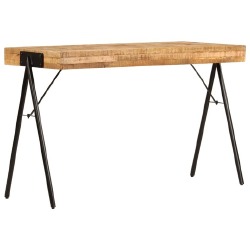 Rašomasis stalas, 118x50x75cm, mango medienos masyvas - Darbo stalai