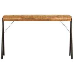 Rašomasis stalas, 118x50x75cm, mango medienos masyvas - Darbo stalai